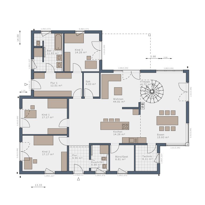 Haus kaufen in Holste Steden » Fertighaus von Schwabenhaus